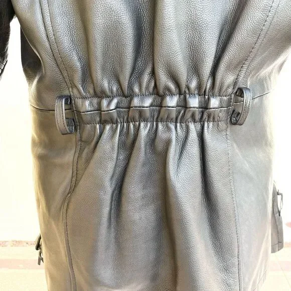 LEATHER MOTORCYCLE JACKET, HEAVY, UNISEX